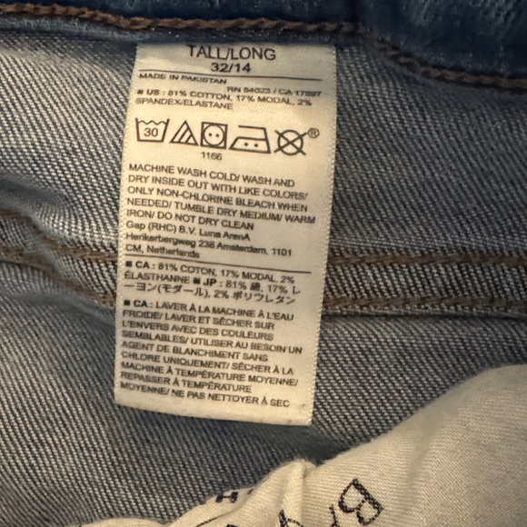 Banana Republic Classic Blue Straight Leg Jeans size 32/14 great jeans!!! - Picture 4 of 6